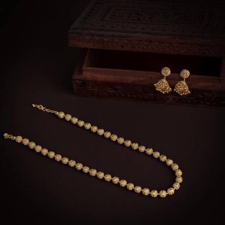 ANTIQUE GOLD NECKLACE NKAGL 014